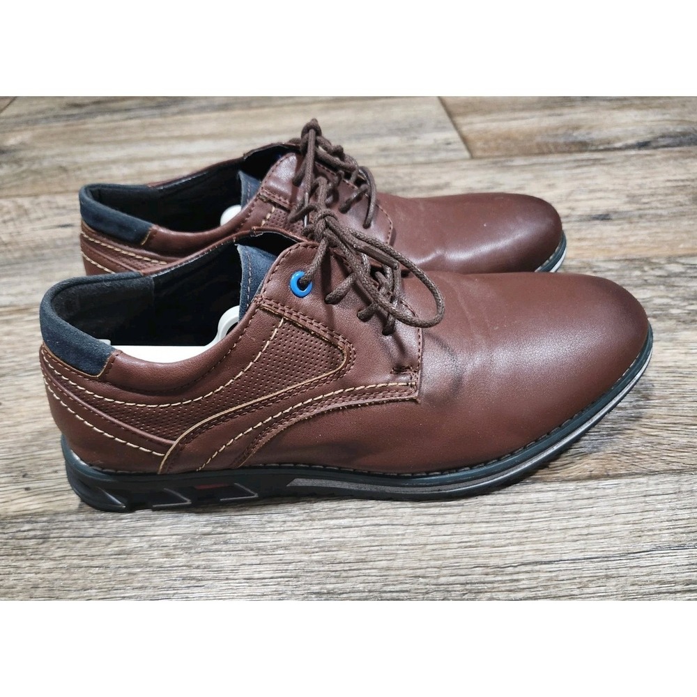 Gatsby Shoes Mens Size 6 Brown Lace Up Casual Oxford Comfort Dress Work Stylish